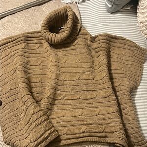 GAP Camel Cowl Neck Sweater
